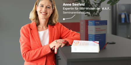 Bild von Anne Seefeld, Expertin für SBV-Wissen bei der W.A.F. Bild von Anne Seefeld, Expertin für SBV-Wissen bei der W.A.F.