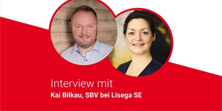 Zwei Porträts vor weiß-rotem Hintergrund mit der Überschrift „Interview mit Kai Bilkau, SBV bei Lisega SE“ – das Bild steht für persönliche Einblicke in die Arbeit der Schwerbehindertenvertretung. Zwei Porträts vor weiß-rotem Hintergrund mit der Überschrift „Interview mit Kai Bilkau, SBV bei Lisega SE“ – das Bild steht für persönliche Einblicke in die Arbeit der Schwerbehindertenvertretung.