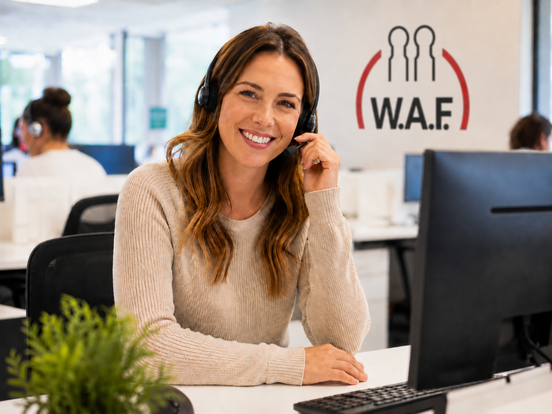 Persönliche Beratung durch das W.A.F. Service-Team – ohne Warteschleife