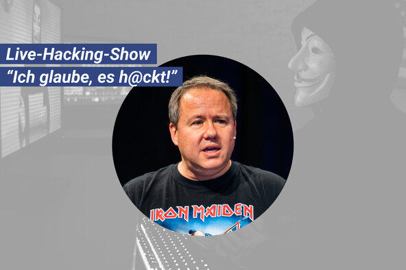 Tobias Schrödel mit Live-Hacking_Show "Ich glaube, es h@ckt!"