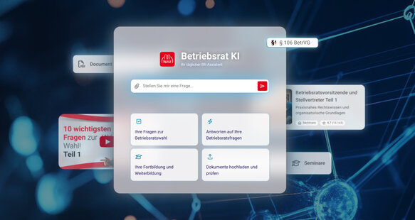 Die neue App Betriebsrat KI der W.A.F. biezet Ihnen schnelle und fundierte Antworten zu allen Fragen Die neue App Betriebsrat KI der W.A.F. biezet Ihnen schnelle und fundierte Antworten zu allen Fragen