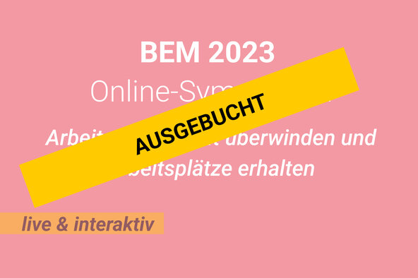 Das BEM Online-Symposium der W.A.F. findet am 23. November 2023 statt