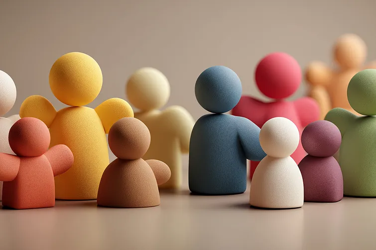 Figuren in verschiedenen Farben und Formen Figuren in verschiedenen Farben und Formen