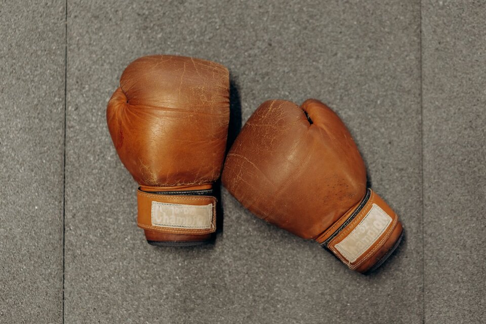 Braune Boxhandschuhe. damit Betriebsräte feindselige Arbeitgeber besiegen Braune Boxhandschuhe. damit Betriebsräte feindselige Arbeitgeber besiegen